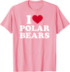 I love polar bears T-Shirt - Pink