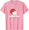 How Far in the Rabbit Hole Are You Ready to Go T-Shirt in Pink