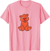 Cute Animal Shirts Cute Bear Cub Shirt - Print Shirt with Little Bear - Pink