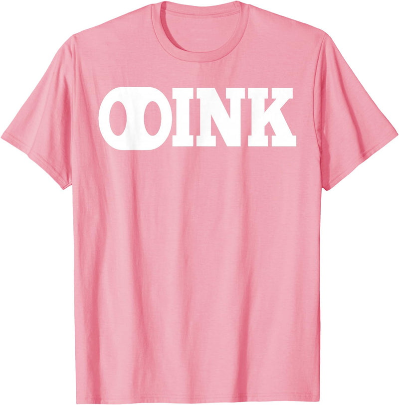 LGBT Pig Play Shirts AP OINK Gay Mens Pig Play Shirt T-Shirt - Pink