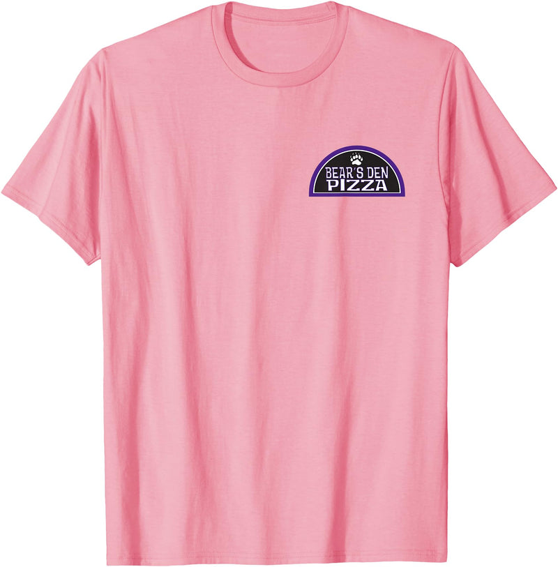 BDP Bears Den Pizza Employee Shirt T-Shirt - Pink