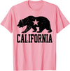 Miftees California Republic Bear T-Shirt - Pink