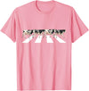 Funny Cow Shirt Women Men Girls Kids Boys Gifts Funny Crosswalk Cows Farming farm Cow Girl Boy Women Men Kid T-Shirt - Pink