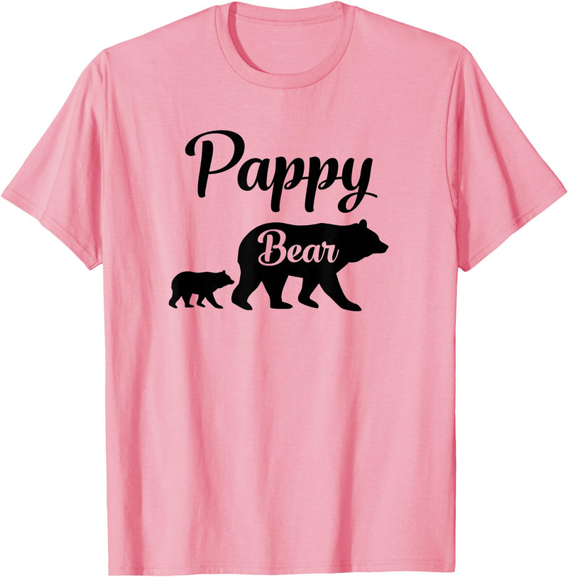 Pappy Gifts Pappy Bear Gift T-Shirt - Pink