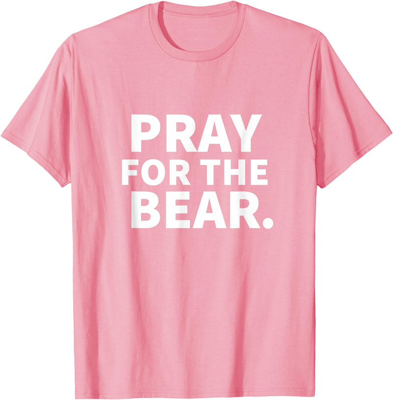 Pray For The Bear Zag Pray For The Bear T-Shirt - Pink
