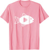 Fish gifts Fish icon T-Shirt - Pink