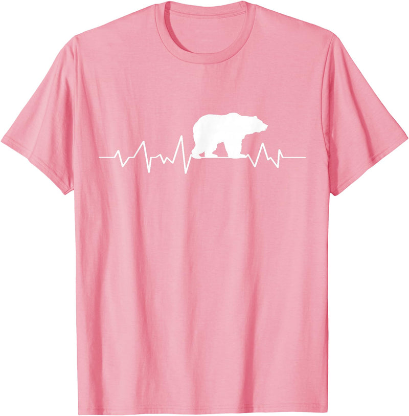 bear heartbeat t shirt Bear Heartbeat T-Shirt T-Shirt - Pink