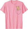 Funny Pig Farmer Gifts Pig in the Bag Funny Bags Pig T-Shirt - Pink