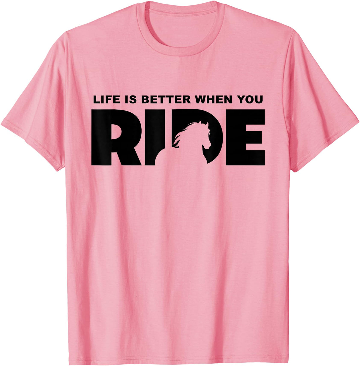 BASBO Horse Riding T-Shirt - Pink