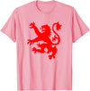 sweetsixty Scottish Lion T-Shirt T-Shirt - Pink