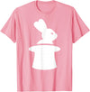 Wizard with Hat and Rabbit T-Shirt in Pink
