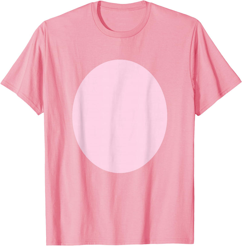 Animal Fur Costume Dress Up Shirts Pig Belly Pink Fur Barnyard Animal Halloween Costume Shirt - As Pictured