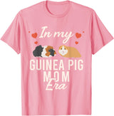 In My Guinea Pig Mom Era Guinea Pig Lover Womens In My Guinea Pig Mom Era Guinea Pig Lover Mother's Day Women T-Shirt - Pink