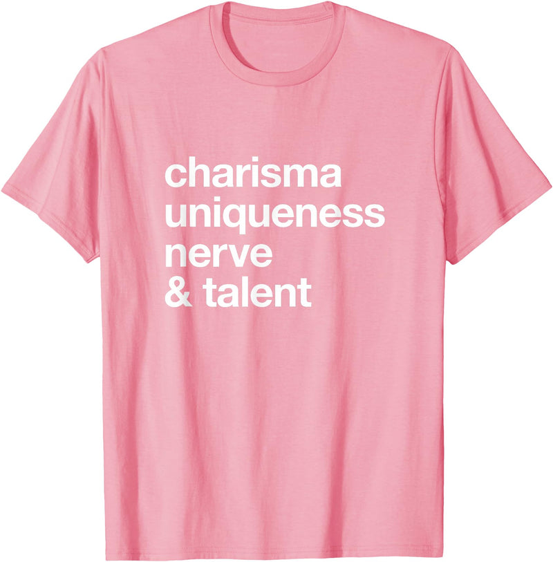 Bear-ly Gay Tees Funny Charisma Uniqueness Nerve Talent Gay Clothing T-Shirt - Pink