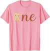 Family Birthday Bear Gifts One of The Birthday Boy Bear 1st Birthday Party Boy T-Shirt - Pink