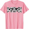 Family Matching Gifts Cow Mimi Cow Print Cow Pattern Mother's Day T-Shirt - Pink