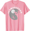 Funny Llama Tshirts for Farm Pet Animal Fans Funny Llamageddon T-Shirt for Llama Barnyard Lovers T-Shirt - Pink