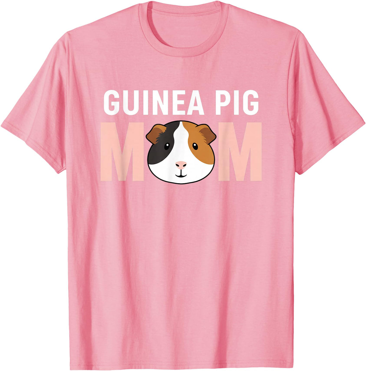Cavy Mom Designs FarmAnimal Guinea Pig Mom Cavy Owner Mom Design T-Shirt - Pink
