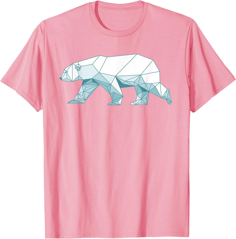 Polar Bear Gift Polar Bear Accessories & Stuff Cool Polar Bear Design For Men Women Arctic Polar Bear Lover T-Shirt - Pink