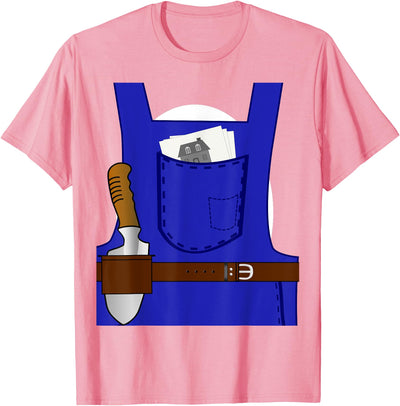Last minute Three Pigs Halloween group costume, Brick pig T-Shirt