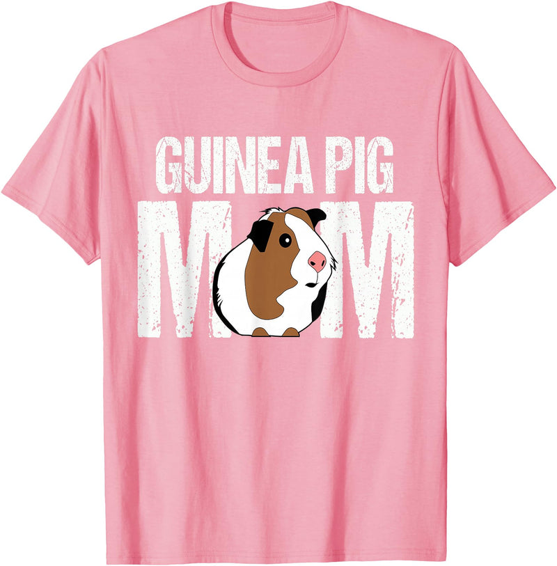 Guinea Pig Shirts & Accessories Guinea Pig Mom Shirt | Funny Guinea Pig Tshirt T-Shirt - Pink