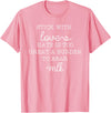 Stick With Love Hate Is Great Burden Clothing Co stick with love hate is too great a burden to bear T-Shirt - Pink