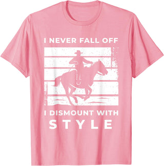 Funny Horse Quote Shirts And Equestrian Gifts Funny Horse Quote Outfit For A Lover Of Horse T-Shirt - Pink
