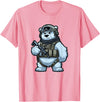 Nate's SOF-Tee's Christmas Drink Infantry Polar Bear Veteran Men Women Gift T-Shirt - Pink