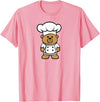 Bear In A Chef Hat - Cute Chef Bear Chef Bear - Cute Bear In A Chef's Hat Bear Chef T-Shirt - Pink