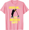Excuse me your bird feeder is empty apparel Excuse Me Your Bird Feeder Is Empty Graphic Bear T-Shirt T-Shirt - Pink