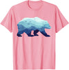 Grizzly Bear Mountains - Gifts & Apparel Co. Bear Nature Mountains Grizzly Hiking Camping Outdoor Gift T-Shirt - Pink
