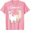 Spanish design | Llama gift | Funny Spanish design Funny Spanish gift, Como Te Llama, Llama design T-Shirt - Pink