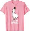 Funny Llamas Gifts LLama Graduation I Got My Dipllama Cute Llama T-Shirt - Pink