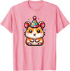 Birthday Hamster for Children Birthday Hamster T-Shirt - Pink