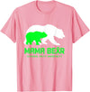 Cerebral Palsy Awareness T-Shirt Mama Bear Cerebral Palsy Awareness Shirt For Women Men T-Shirt - Pink