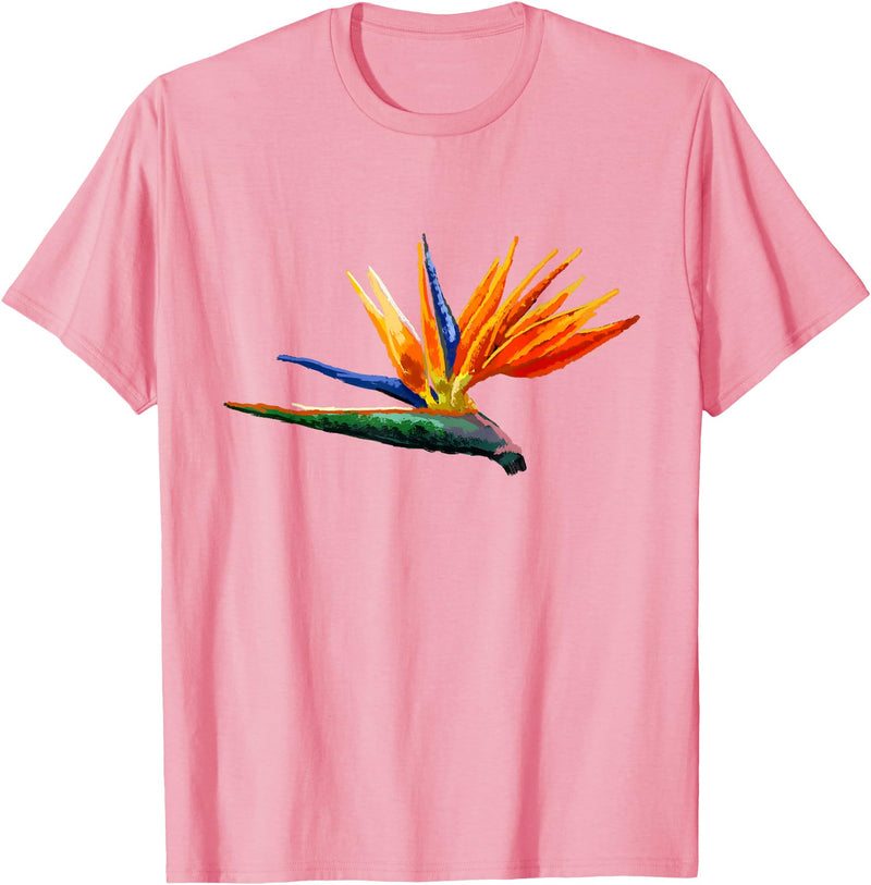 DDD Flowers Bird of Paradise Flower T-Shirt - Pink
