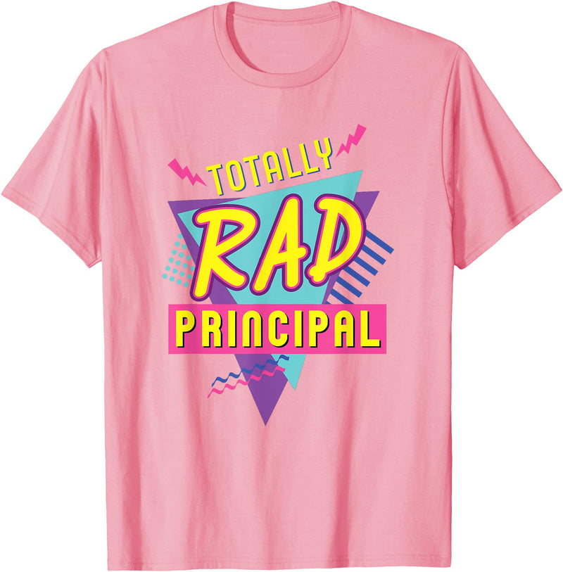 1990's Principal Halloween Lazy Costume Vintage 90's Themed Principal Halloween Lazy Costume Vintage 1990s T-Shirt - Pink