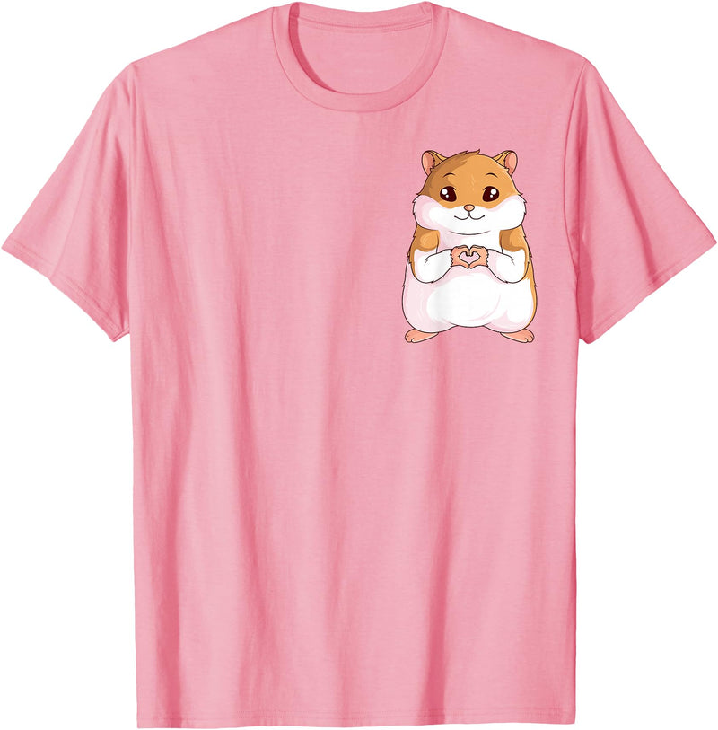 Hamster Children Boys Girls T-Shirt - Pink