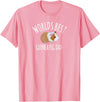 Guinea pig Lover Apparel - jy Guinea Pig Apparel men boys Worlds Best Guinea Pig Dad T-Shirt - Pink