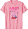 Peppa Pig 100th Day Of School Celebration Confetti T-Shirt - Pink