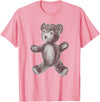 Teddy Teddy Teddy Bears cute scruffy vintage stuffed teddy casual bear T-Shirt - Pink