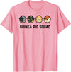 Funny Sarcastic Ironic Quotes & Sayings Cute Cavy Guinea Pig Rodent Team Squad T-Shirt - Pink