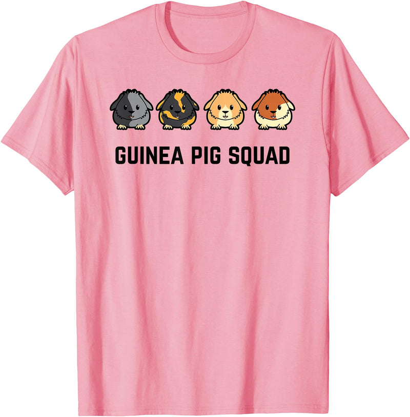 Funny Sarcastic Ironic Quotes & Sayings Cute Cavy Guinea Pig Rodent Team Squad T-Shirt - Pink