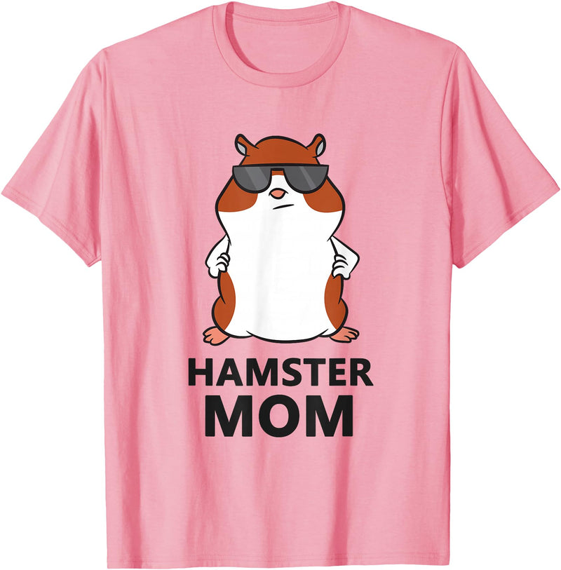 Hamster Mum Pet Hamster Mom T-Shirt - Pink