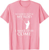TeeOutlet So Good With My Rod I Make Fish Come Fishing Shirt T-Shirt - Pink