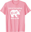 HustlaGirl Great Grandma Bear Shirt Heart & Arrow Great Grandma Gifts T-Shirt - Pink