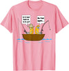 Lord of Leisure No Bananas on the Boat Fishing T-shirt T-Shirt - Pink