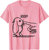 Cute Rabbit Lover Bunny Graphic T-Shirt (Baby Blue) in Pink