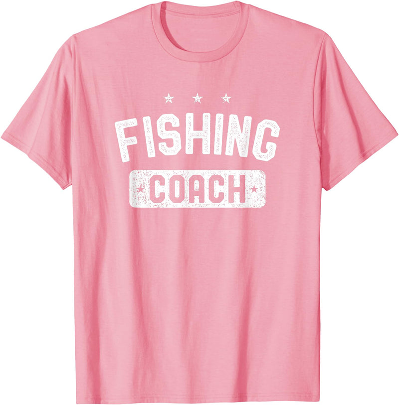 Fishing Coach Clothing Fishing Coach Vintage Fishing T-Shirt - Pink
