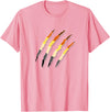 Gay Bear Pride T-Shirts LGBT Gay Bear Pride Shirt For Men - Bear Paw Scratch Cub T-Shirt - Pink